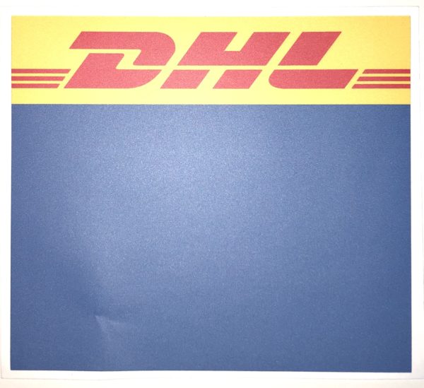 Startnummern Panel "DHL Blue" Digitaldruck